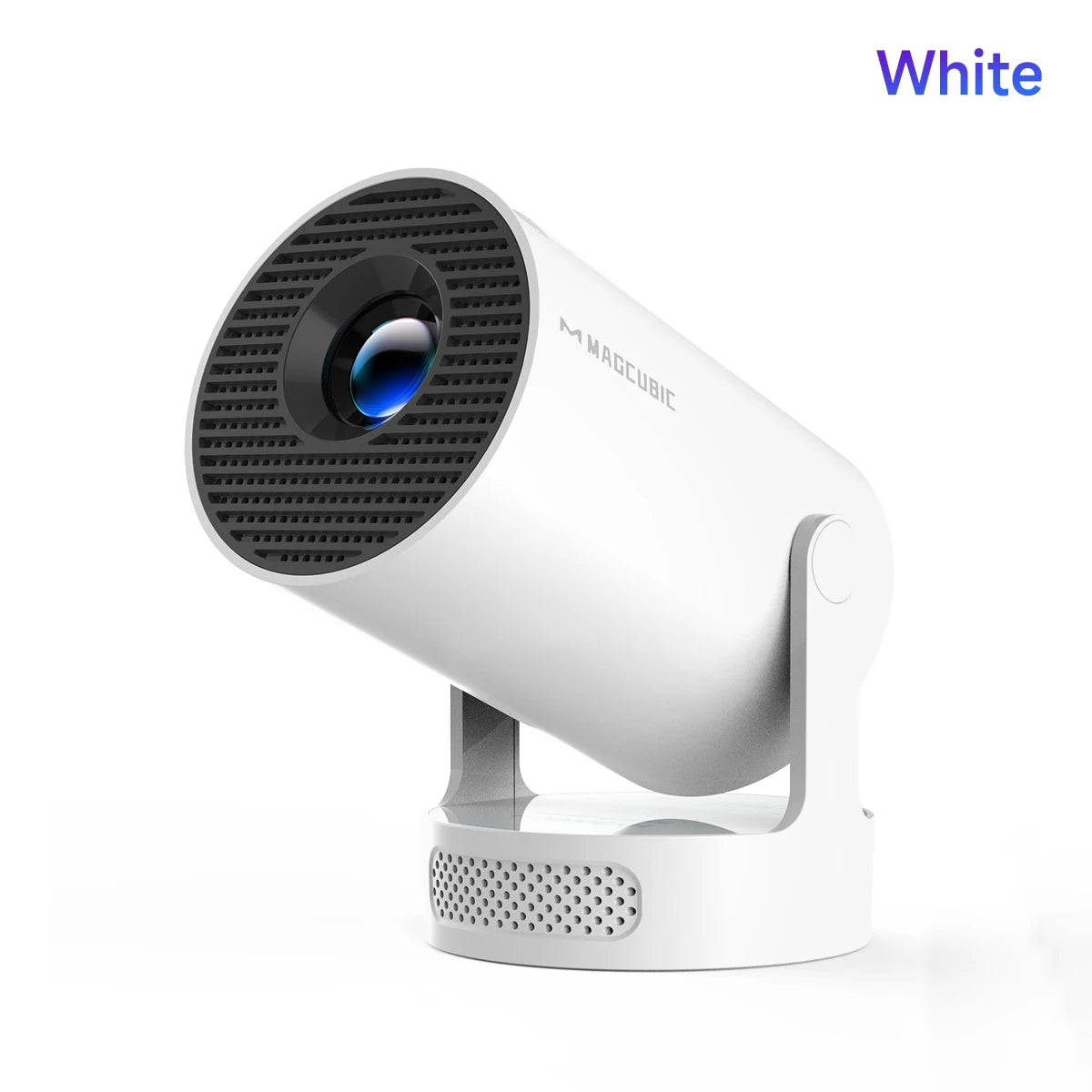 Projetor Magcúbico Android 11 4K 1280*720P HY300 Pro + Wifi Duplo 290ANSI 180 ° Projetor portátil externo flexível para cinema BT5.0